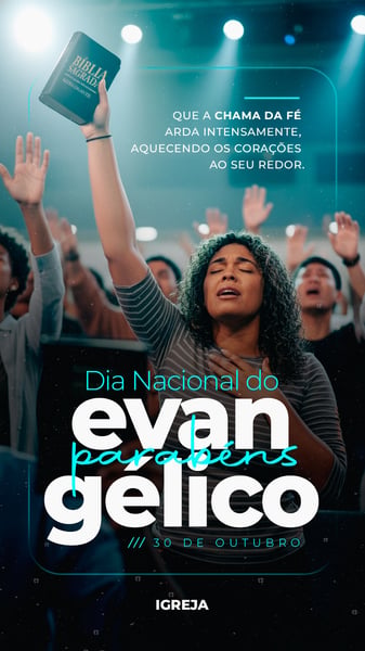 DIA DO EVANGÉLICO 30 DE OUTUBRO STORIES