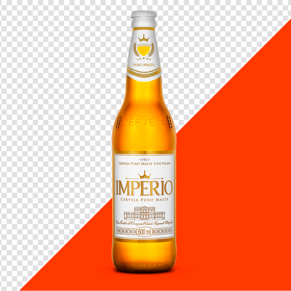 GARRAFA CERVEJA IMPÉRIO PURO MALTE PNG TRANSPARENTE SEM FUNDO