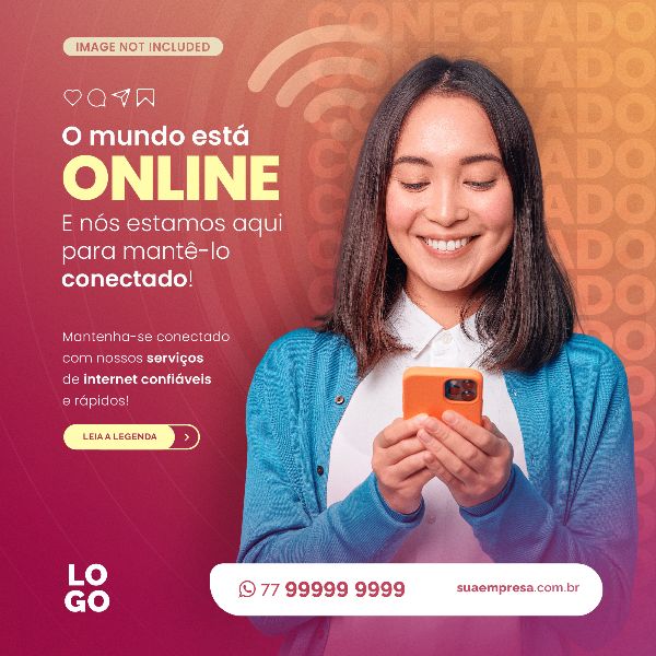 NÓS ESTAMOS AQUI PARA MANTÊ-LO CONECTADO - INTERNET