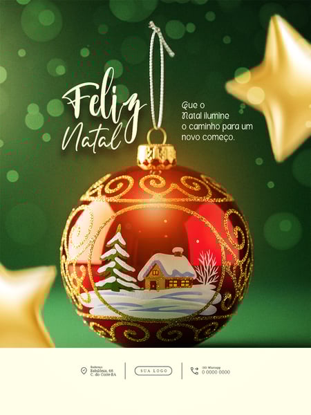 FELIZ NATAL 25 DE DEZEMBRO SOCIAL MEDIA PSD EDITÁVEL (6)