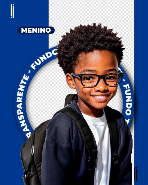 MENINO ESTUDANTE | CRIANÇA | IMAGEM SEM FUNDO | PSD EDITÁVEL