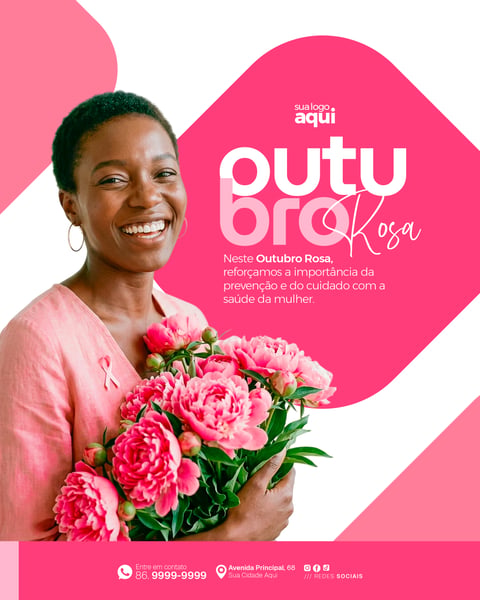 Social Media Campanha Outubro Rosa
