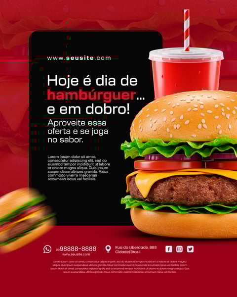 SOCIAL MEDIA HAMBURGUERIA