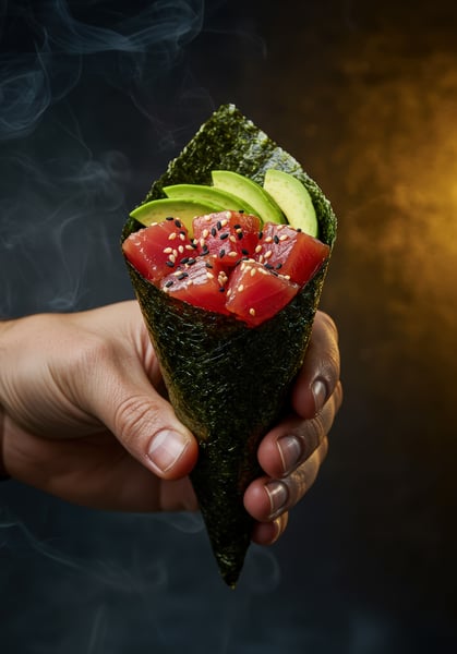 TEMAKI DE ATUM E ABACATE