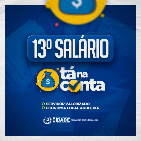 SOCIAL MEDIA PREFEITURA, GESTÃO PÚBLICA MUNICIPAL, SALÁRIO NA CONTA