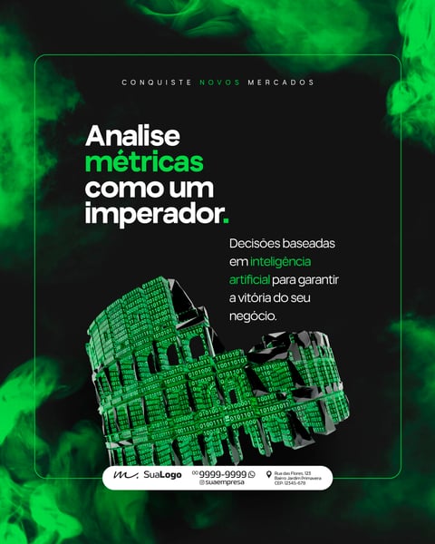 ESTRATÉGIA MARKETING DIGITAL ROMANO TECNOLÓGICO SOCIAL MEDIA PSD EDITÁVEL 3