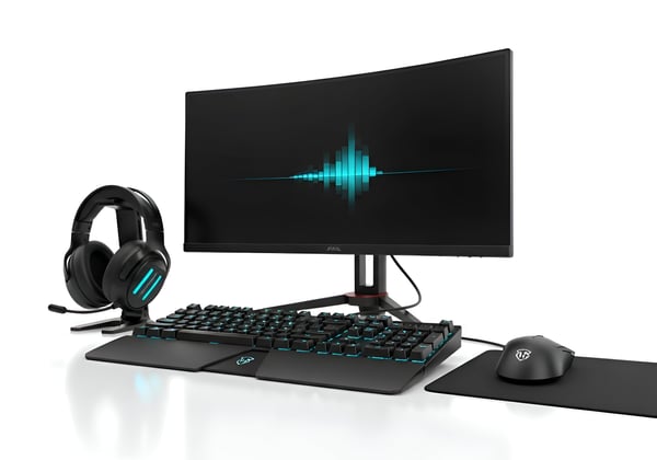 KIT GAMER, TELA MONITOR, PHONE HEADSET, TECLADO E MOUSE (1)