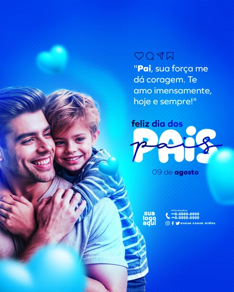 DIA DOS PAIS 09 DE AGOSTO FEED 5
