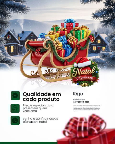 NATAL DE OFERTAS SOCIAL MEDIA PSD EDITÁVEL