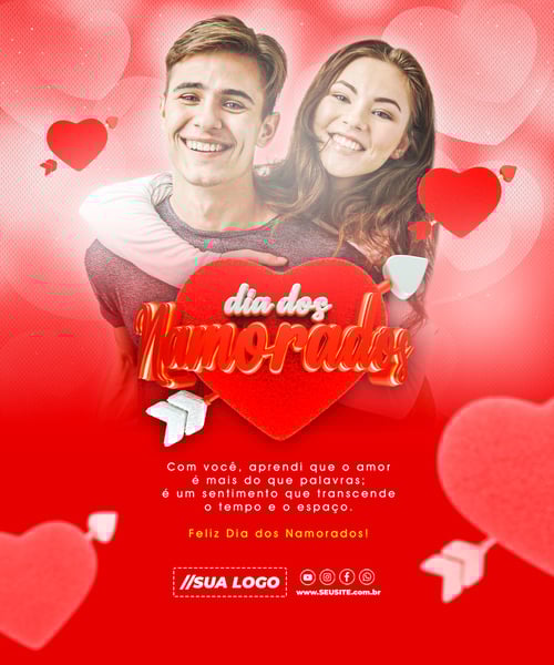 DIA DOS NAMORADOS DATA COMEMORATIVA REDES SOCIAIS