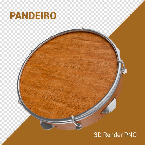 DVX PANDEIRO 3D RENDER PNG PARA COMPOSIÇÃO (11)