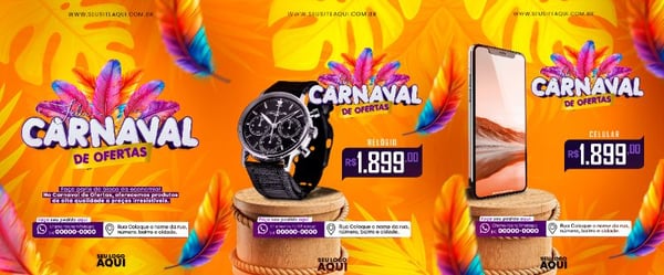 CARROSSEL FEED - CARNAVAL | CARNIVAL | FESTA | PSD EDITÁVEL