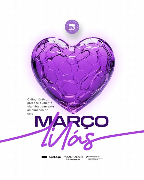 MARÇO LILÁS CONSCIENTIZAÇÃO SOCIAL MEDIA PSD EDITÁVEL 6