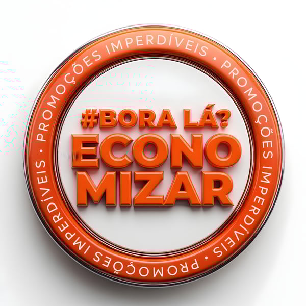 SELO 3D PROMOÇÕES IMPERDÍVEIS BORA LÁ 01