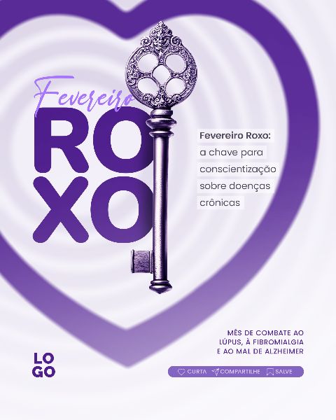 CAMPANHA | FEVEREIRO ROXO -  SOCIAL MEDIA