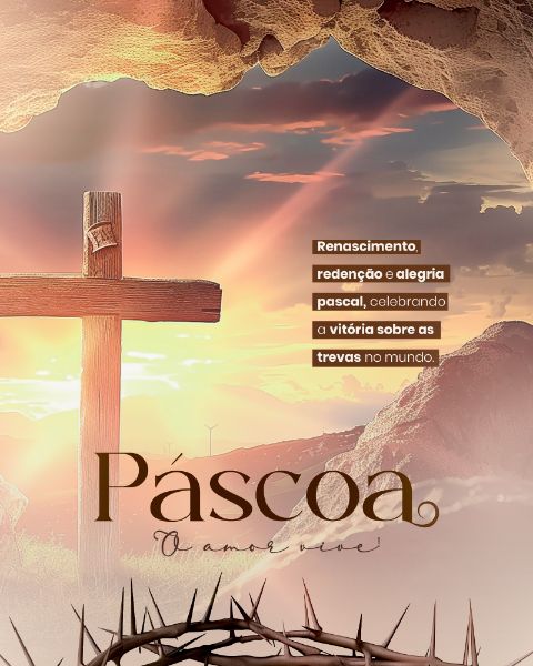 PÁSCOA SOCIAL MEDIA POST FEED VERTICAL