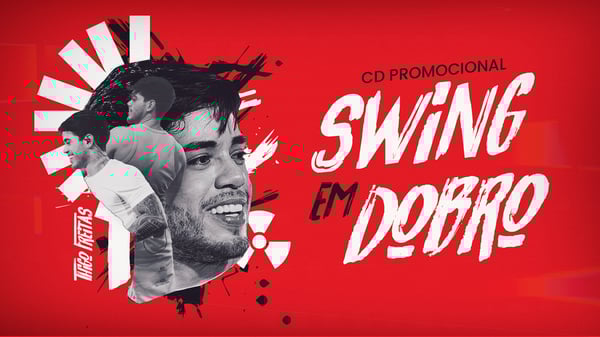 FLYER TF SWING EM DOBRO CD PROMOCIONAL CAPA YOUTUBE PSD EDITÁVEL