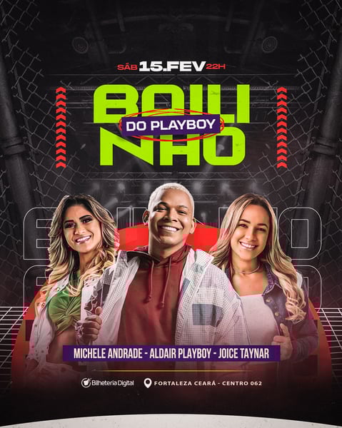 AHD FLYER EVENTO - BAILINHO DO PLAYBOY - ARTE EVENTO, CARTAZ