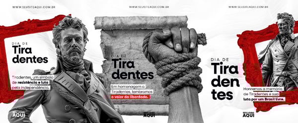 CARROSSEL FEED - DIA DE TIRADENTES | SOCIAL MEDIA | PSD EDITÁVEL