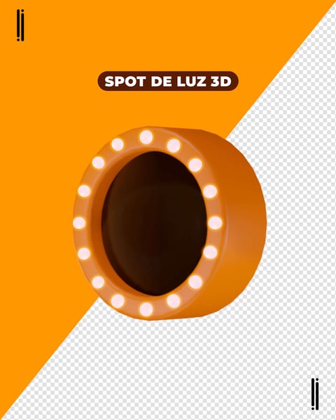 SPOT DE LUZ | ELEMENTO 3D