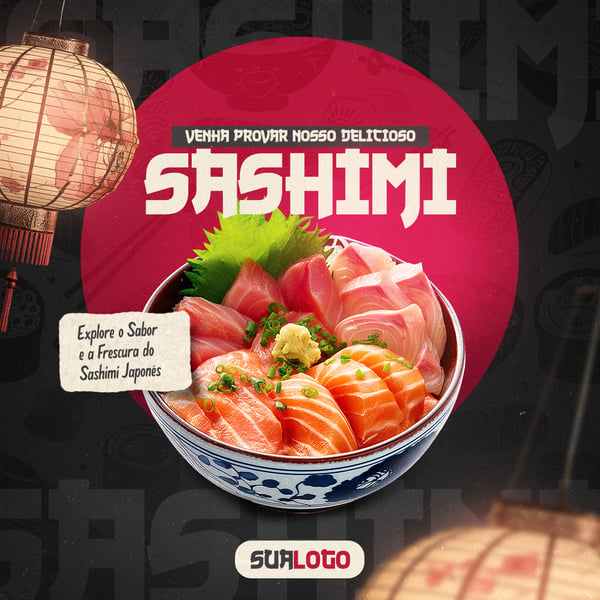 SASHIMI COMIDA JAPONESA SOCIAL MEDIA