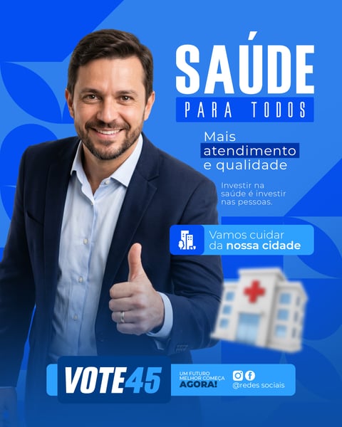 SOCIAL MEDIA POLÍTICO PSD EDITÁVEL 2