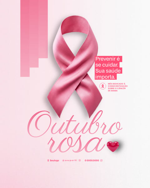 OUTUBRO ROSA SOCIAL MEDIA FLYER PSD 4