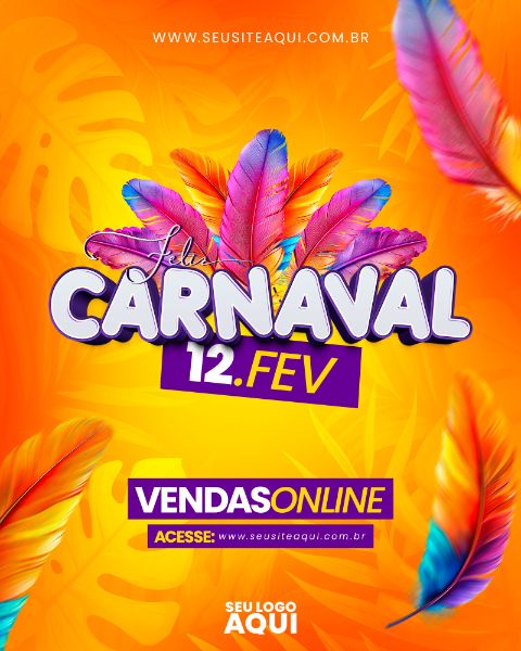 FEED - CARNAVAL | CARNIVAL | FESTA | PSD EDITÁVEL