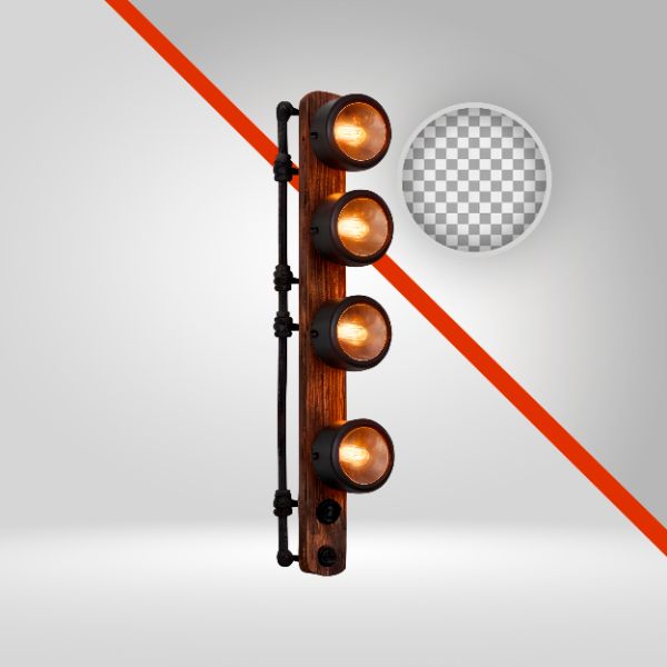 LUZ EM MADEIRA 3D , LUZES SPOT, FARÓIS, LANTERNA, LÂMPADA, ELEMENTO PNG, FUNDO TRANSPARENTE, ILUMINAÇÃO