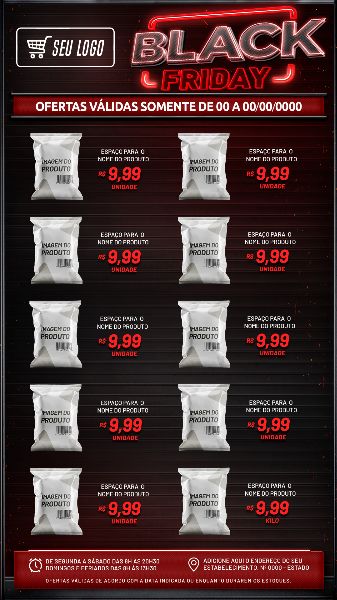 FOLHETO BLACK FRIDAY - 10 PRODUTOS