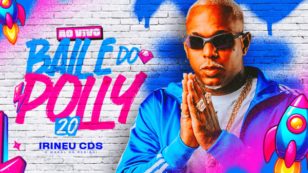 FLYER THUMB CAPA CD BANNER YOUTUBE BAILE DO POLLY PSD EDITÁVEL
