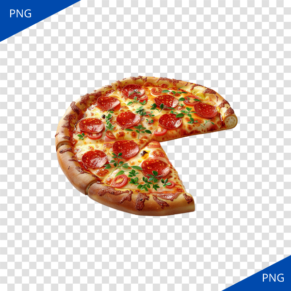 PIZZA CORTADA PNG