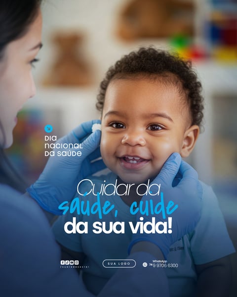 DIA NACIONAL DA SAÚDE 05 DE AGOSTO FLYER SOCIAL MEDIA PSD EDITÁVEL 9