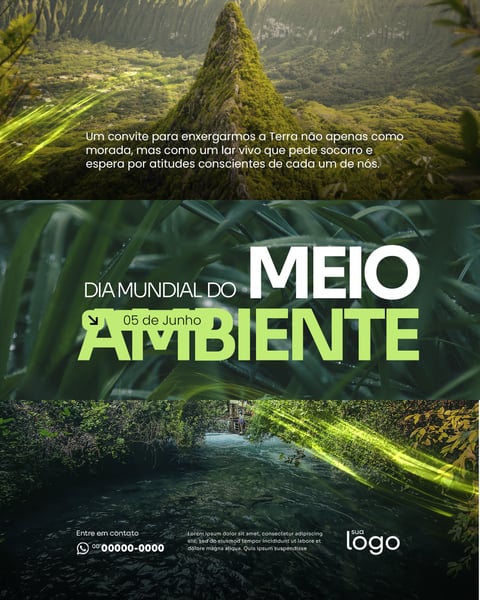 DIA MUNDIAL DO MEIO AMBIENTE 5 DE JUNHO