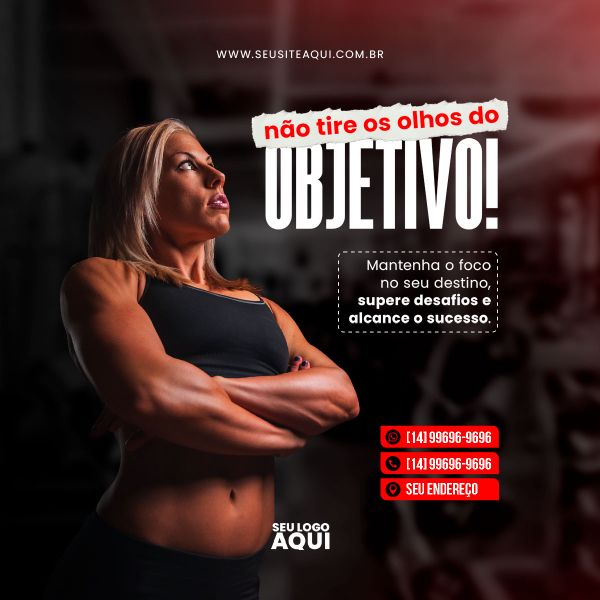 ACADEMIA - CROSS FIT - FITNESS | SOCIAL MEDIA | PSD EDITÁVEL