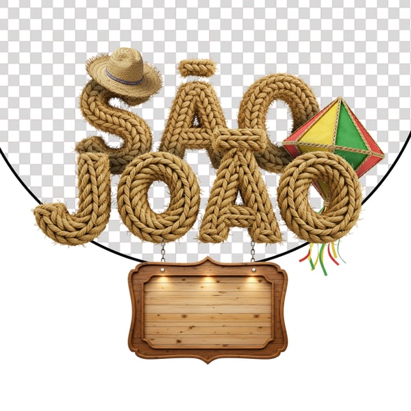 SELO 3D SÃO JOÃO FESTA JUNINA