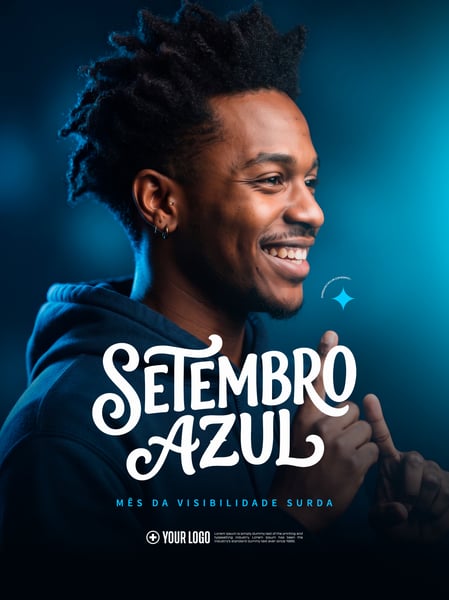 SETEMBRO AZUL RESPEITO VALORIZAÇÃO E ACESSIBILIDADE SOCIAL MEDIA PSD