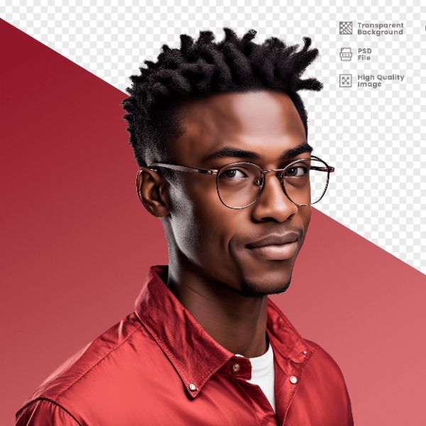 HOMEM COM CAMISA VERMELHA