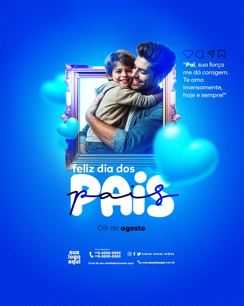 DIA DOS PAIS 09 DE AGOSTO FEED 6