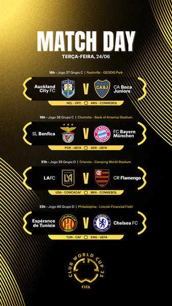 MATCH DAY TERÇA-FEIRA 24 JUN - FIFA CWC 2025 FINAL STORIES