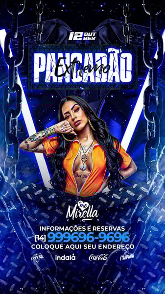 FLYER STORY - PANCADÃO EXTREMO - MC MIRELLA