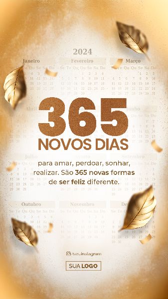 SOCIAL MEDIA - ANO NOVO FELIZ 2024 - NEW YEAR HAPPY 2024 - 40 STORY