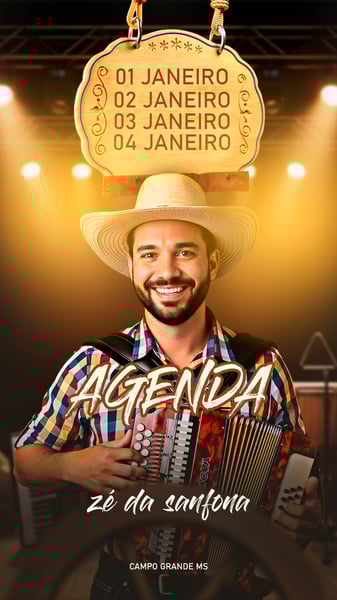 FLYER EVENTO SHOW AGENDA PSD STORY 19