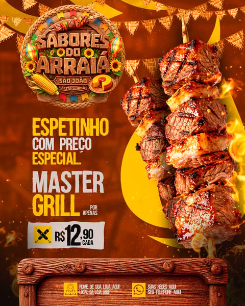 SOCIAL MEDIA SABORES DO ARRAIÁ