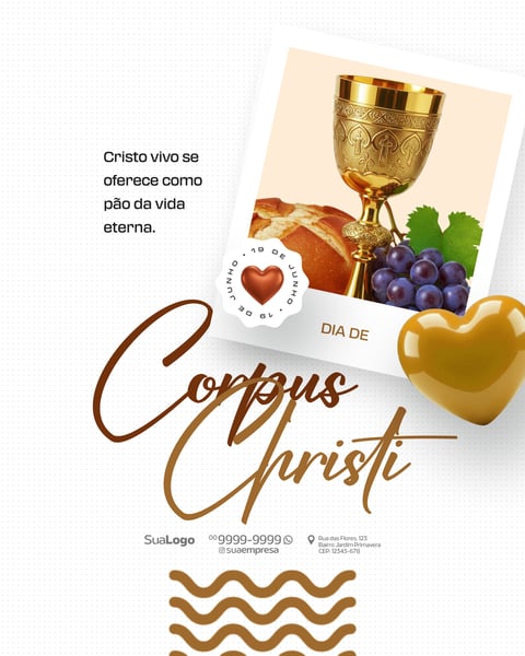 SOCIAL MEDIA DIA DE CORPUS CHRISTI 19 DE JUNHO