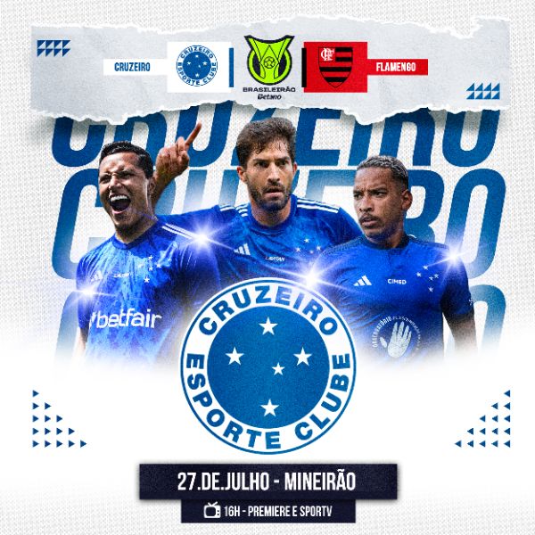 FLYER ESPORTIVO BRASILEIRÃO CRUZEIRO