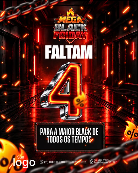 Black Friday Banner Social Media PSD Editável 10