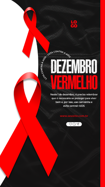 STORY DEZEMBRO VERMELHO EVITE CONTRAIR A AIDS