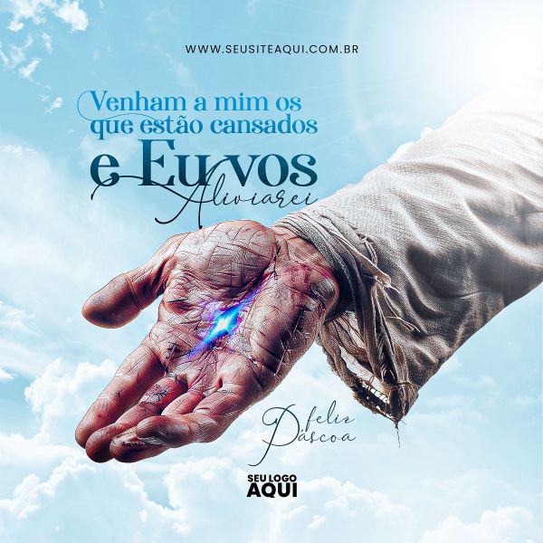 PÁSCOA | JESUS | PSD EDITÁVEL