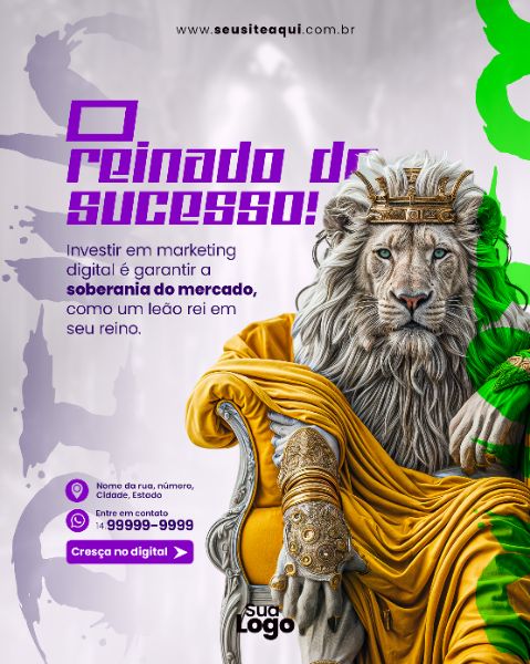 FEED VERTICAL - AGÊNCIA DE MARKETING DIGITAL | PSD EDITÁVEL